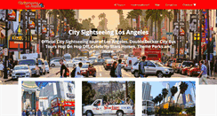Desktop Screenshot of citysightseeinglosangeles.com