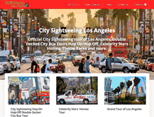 Tablet Screenshot of citysightseeinglosangeles.com